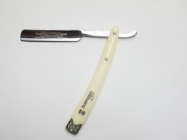 ★昭和レトロ 1960s 西洋剃刀 Solingen INOX Meister Funk 804 RENAISSANCE 48★ F775 理容 ゾーリンゲン カミソリ RAZOR レザー Germany