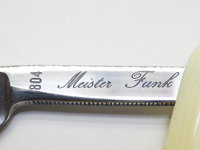 ☆昭和レトロ 1960s 西洋剃刀 Solingen INOX Meister Funk 804
