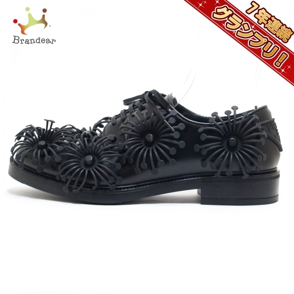 プラダPRADA 黒5 1⁄2(24.5cm位) 誕生日 お祝い 0 プラダ PRADA