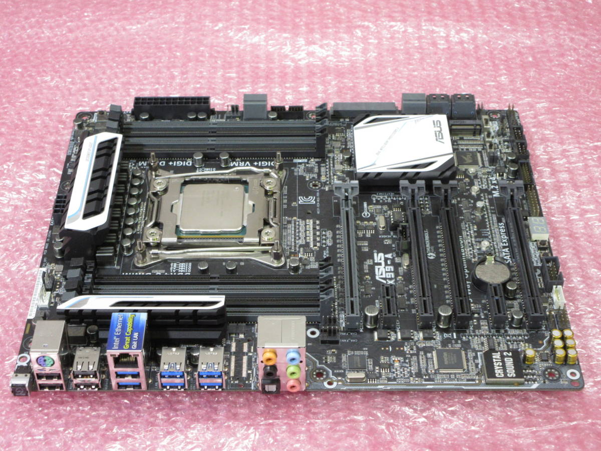 ASUS X99-A マザーボード (Ver.3701) / Core i7-5820K 3.30GHz 付き / BIOS起動確認 / No.S671