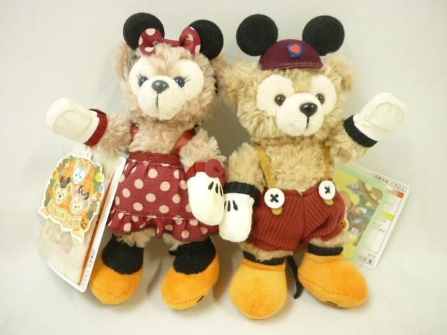 【同梱可】優良品 ディズニー ダッフィー シェリーメイ ミッキー ミニー ハロウィン ぬいぐるみバッジ タグ付き グッ