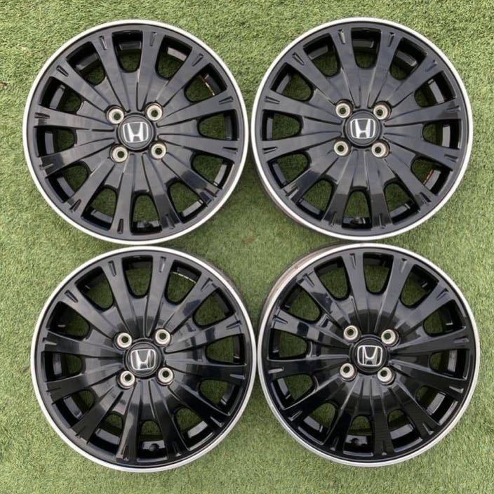 送料格安 希少 ホンダ 純正 n-box 15インチ 4本 アルミホイールnbox N