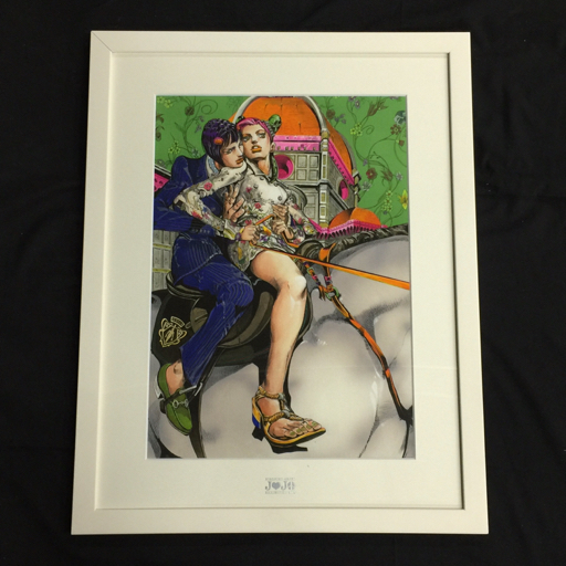 複製原画 徐倫 ジョジョ展 ジョジョの奇妙な冒険 0 徐倫とブチャラティ