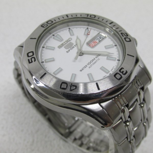 着物10 SEIKO セイコー 5 ファイブ 自動巻 腕時計 デイデイト 裏スケ