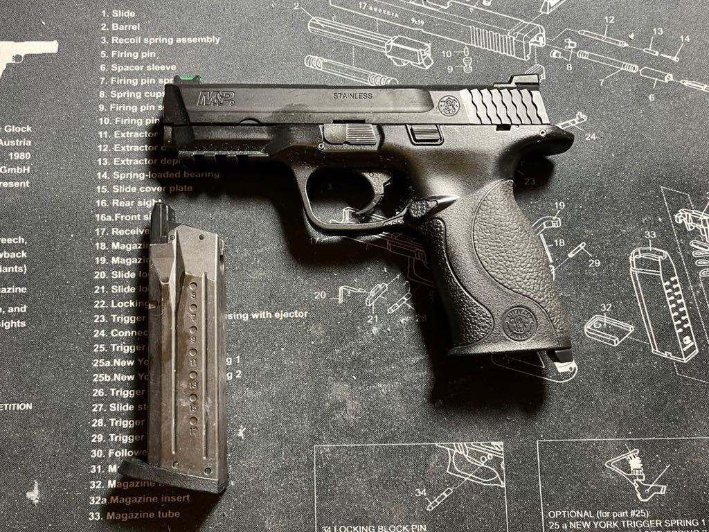 東京マルイ S&W M&P9 ガスブローバック カスタム 集光サイト付き 東京