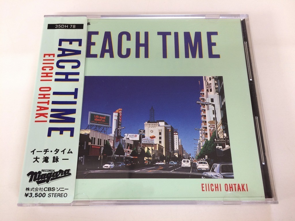 カ*9様 大滝詠一　 TIME 直営店で購入 SC135 大滝詠一 / EACHTIME 【CD】 625 【公式通販】