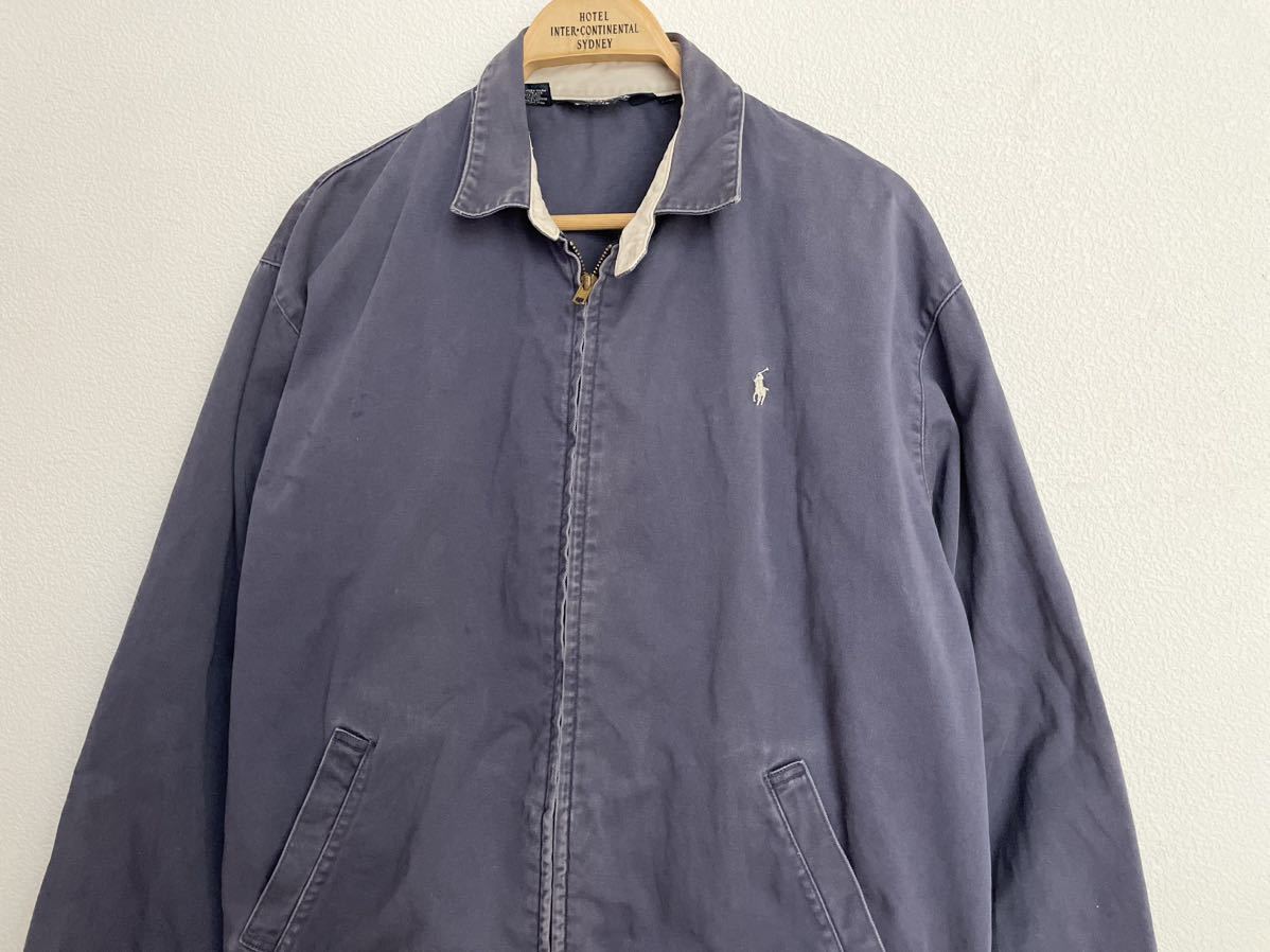 鬼フェード◎ 80s 90s USA製 POLO ラルフローレン スイングトップ 