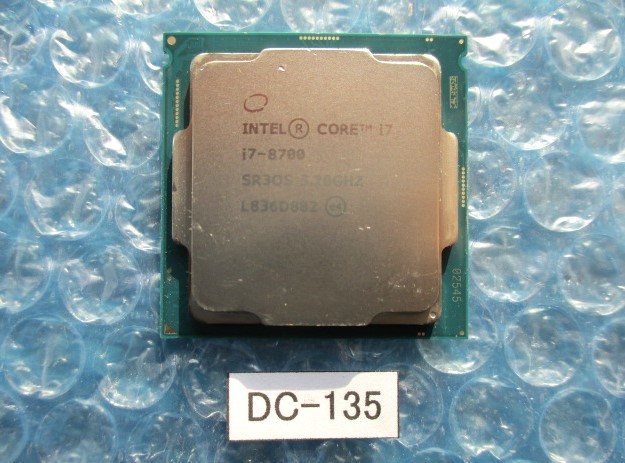 Core i7-8700 Intel ジャンク？ プロセッサ ジャンクintel ジャンク品
