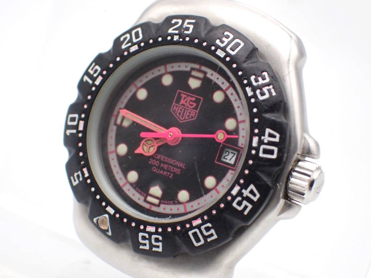 1円～☆稼働品☆TAG HEUER タグホイヤー フォーミュラ1 デイト 