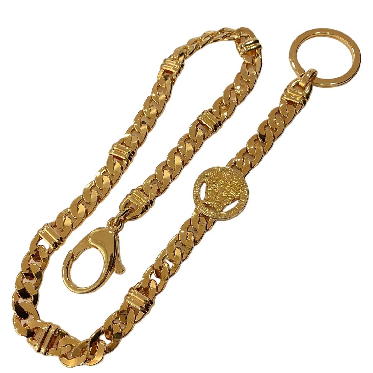 ヴェルサーチ　メダルモチーフ ウォレットチェーン VERSACEヴェルサーチ90sウォレットチェーン VERSACE ヴェルサーチ