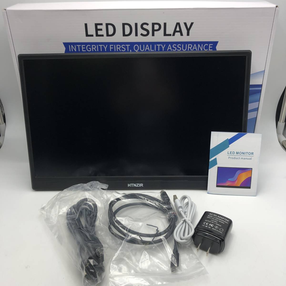 通電のみ確認済】HTNZIR 15.6インチ 144Hz モバイルモニター/Y13036-Q2
