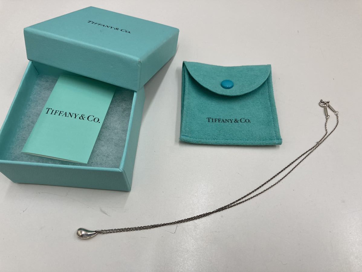 TIFFANY SV925 ティアドロップネックレス 3.5g 中古 【公式通販】