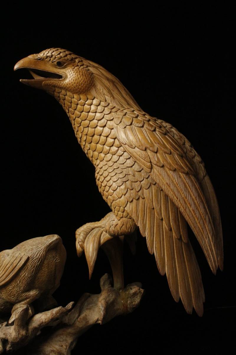 2026年最新Yahoo!オークション -鷹 木雕Eagle eBay | 置物 木彫りの