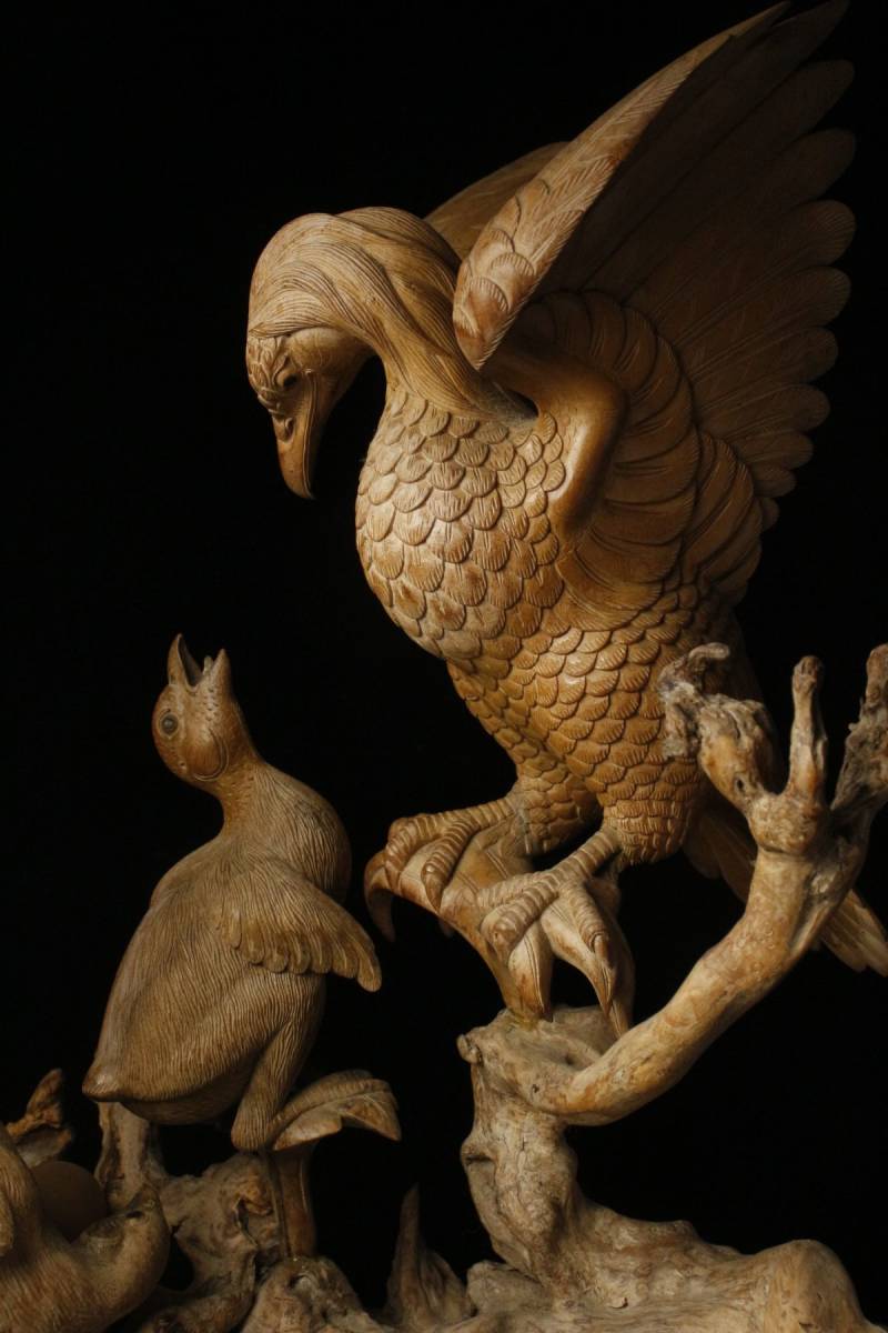 2026年最新Yahoo!オークション -鷹 木雕Eagle eBay | 置物 木彫りの