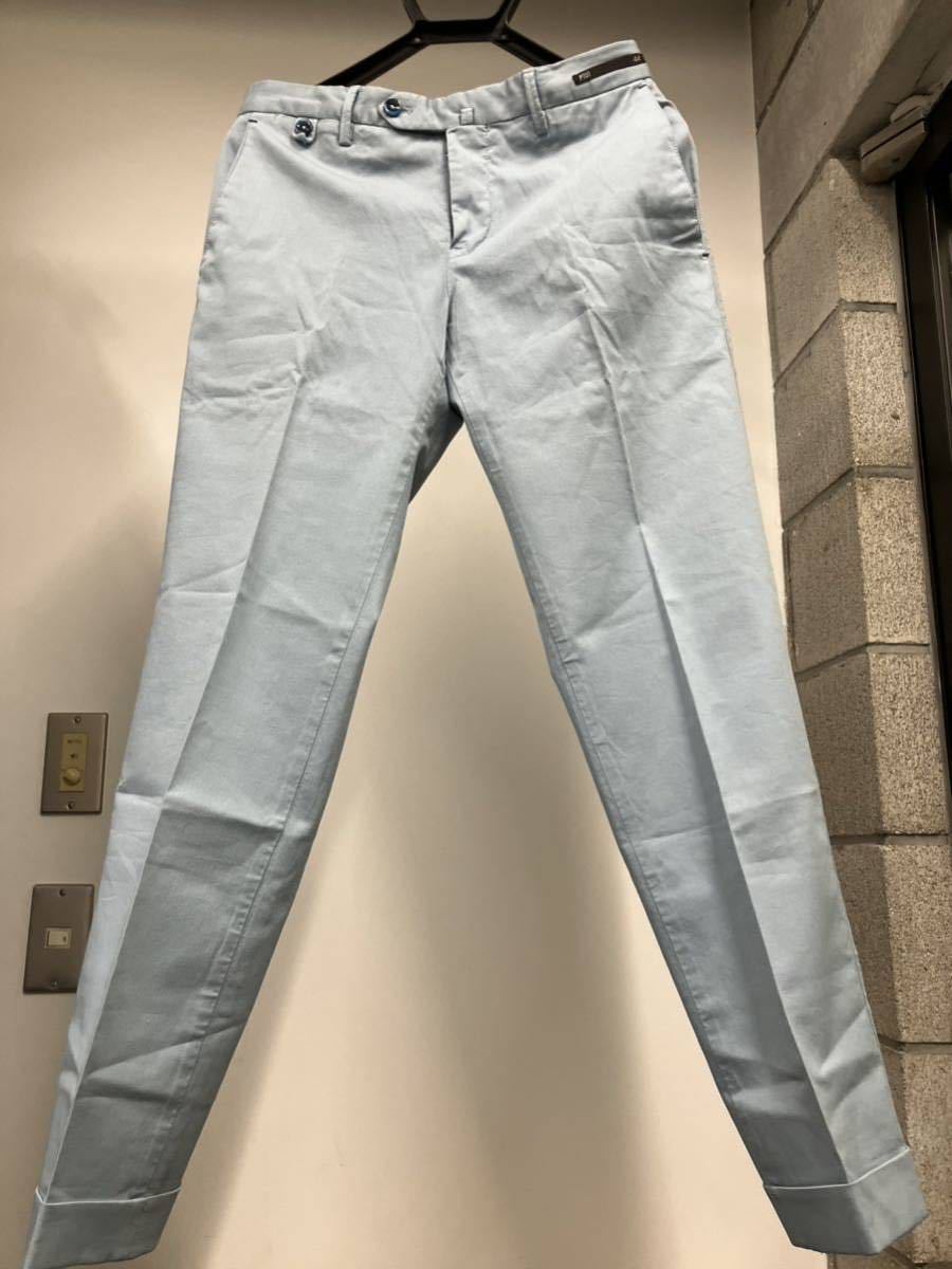 【新品同様】PT01 パンツ ストレッチ スリムフィット Style:Master STRETCH SLIM FIT水色 ブルー スカイブルー
