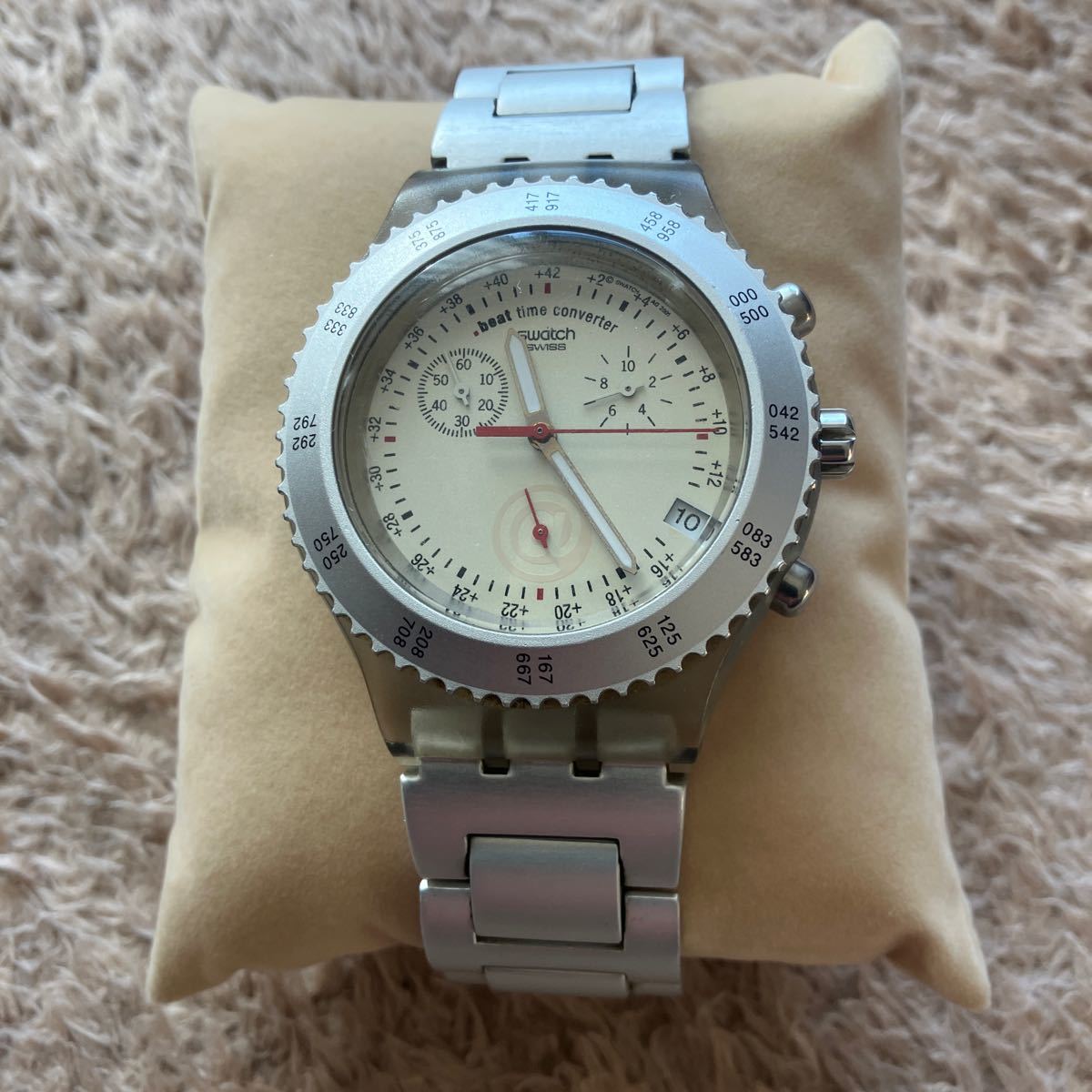 腕時計 swatch - スウォッチ Swatch レディース シルバー 白の通販 