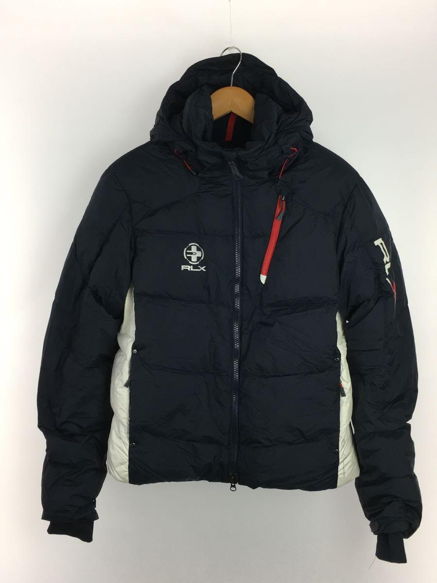 超人気高品質 RLX RALPHLAUREN◇ダウンジャケット/M/ナイロン/ネイビー