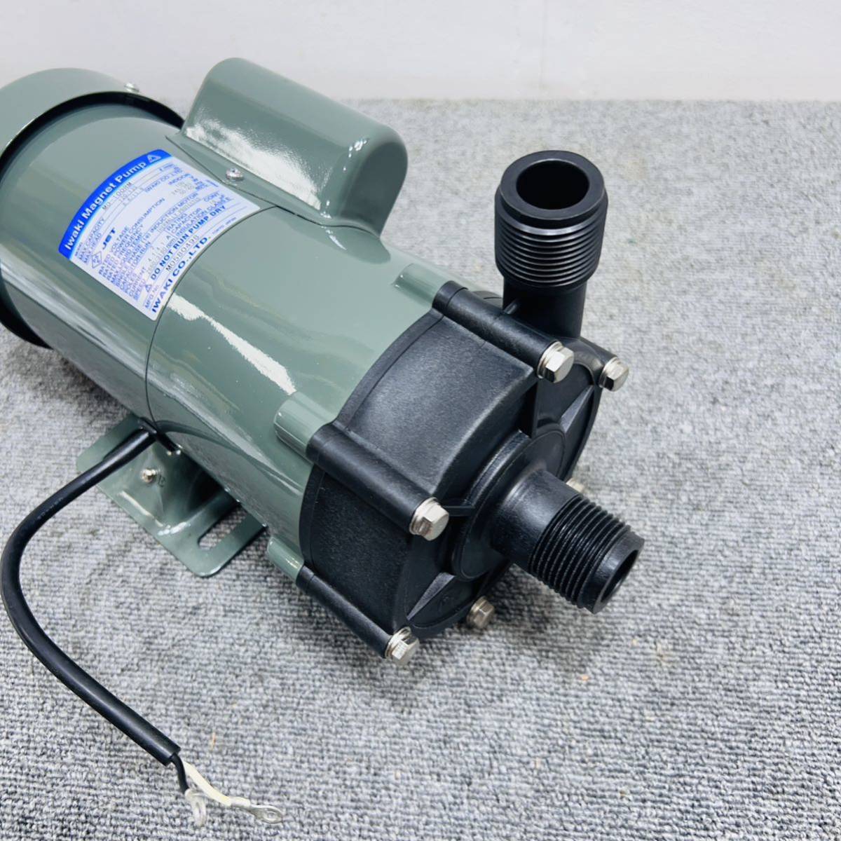 231124-07】美品 イワキポンプ 小型マグネットポンプ MD-100RM 100V(50