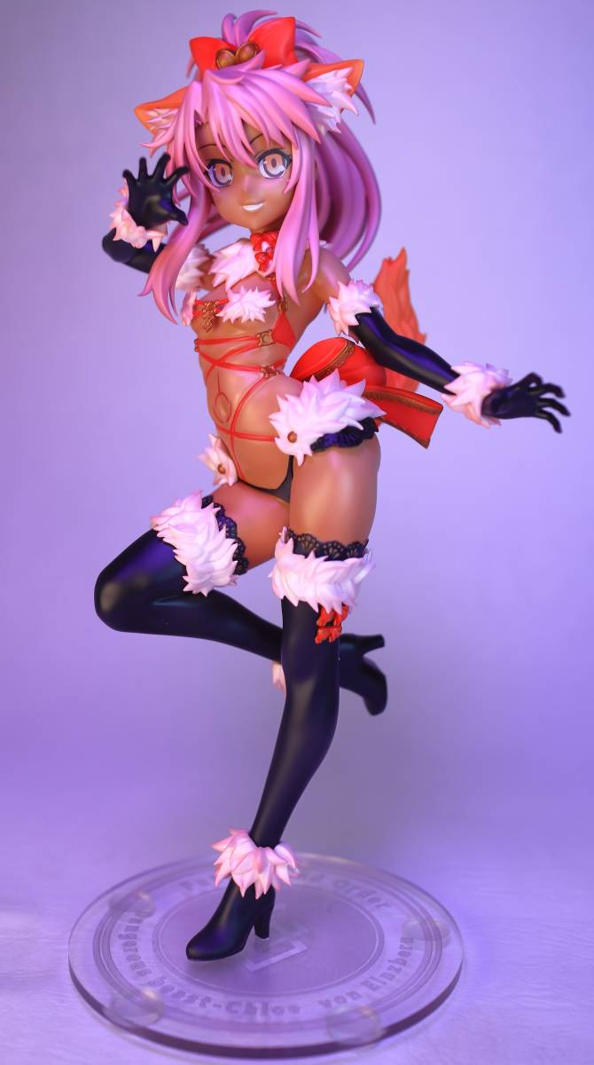 グリズリーパンダ ガレージキット 変身クロエちゃん 塗装 FGO 完成品