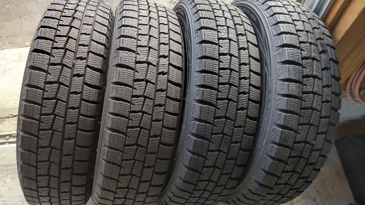 宮城県南部手渡しのみ。ダンロップ WINTERMAXX 2018製ですが、1シーズン１０００キロのみ使用後倉庫に眠り品 155-65-14 