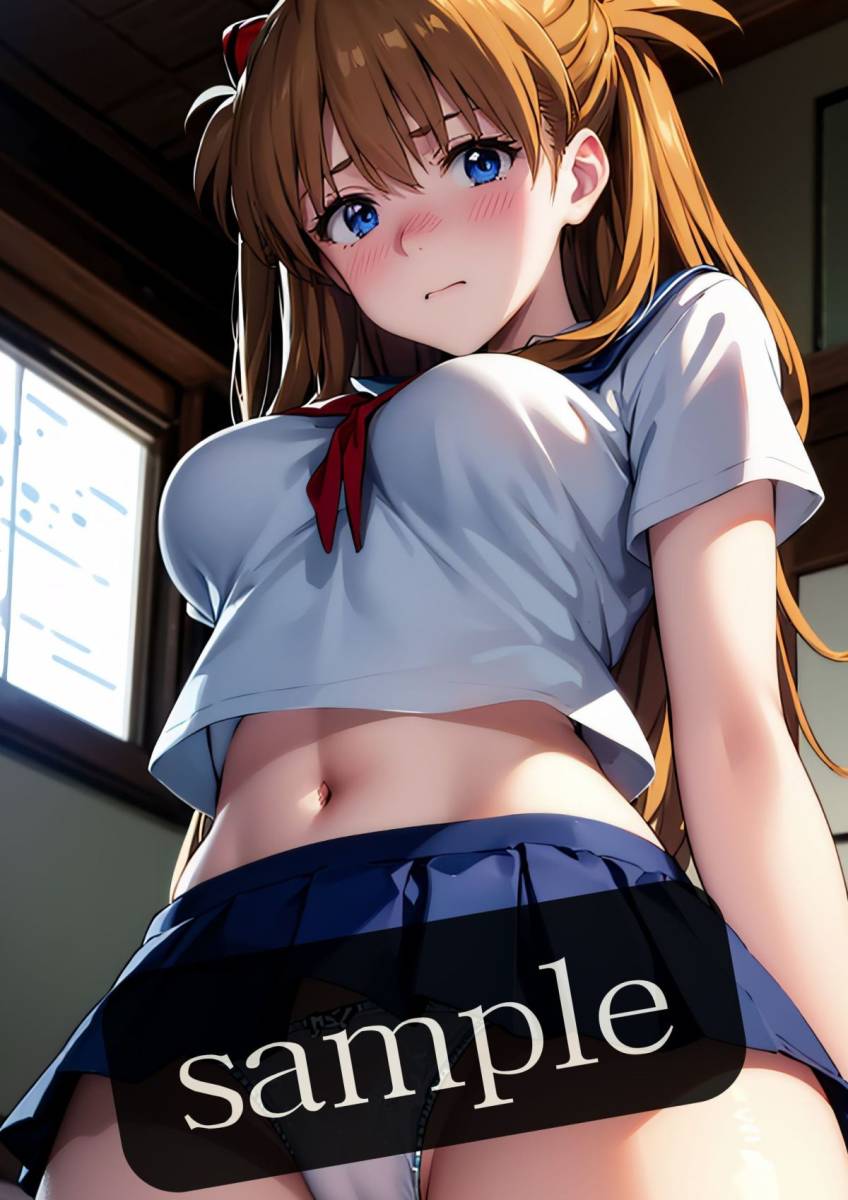 エヴァンゲリオン アスカ・ラングレー T1201 Vol.37 同人 漫画 アニメ コスプレ 美女 高品質 A4 イラスト アート ポスター 匿名配送