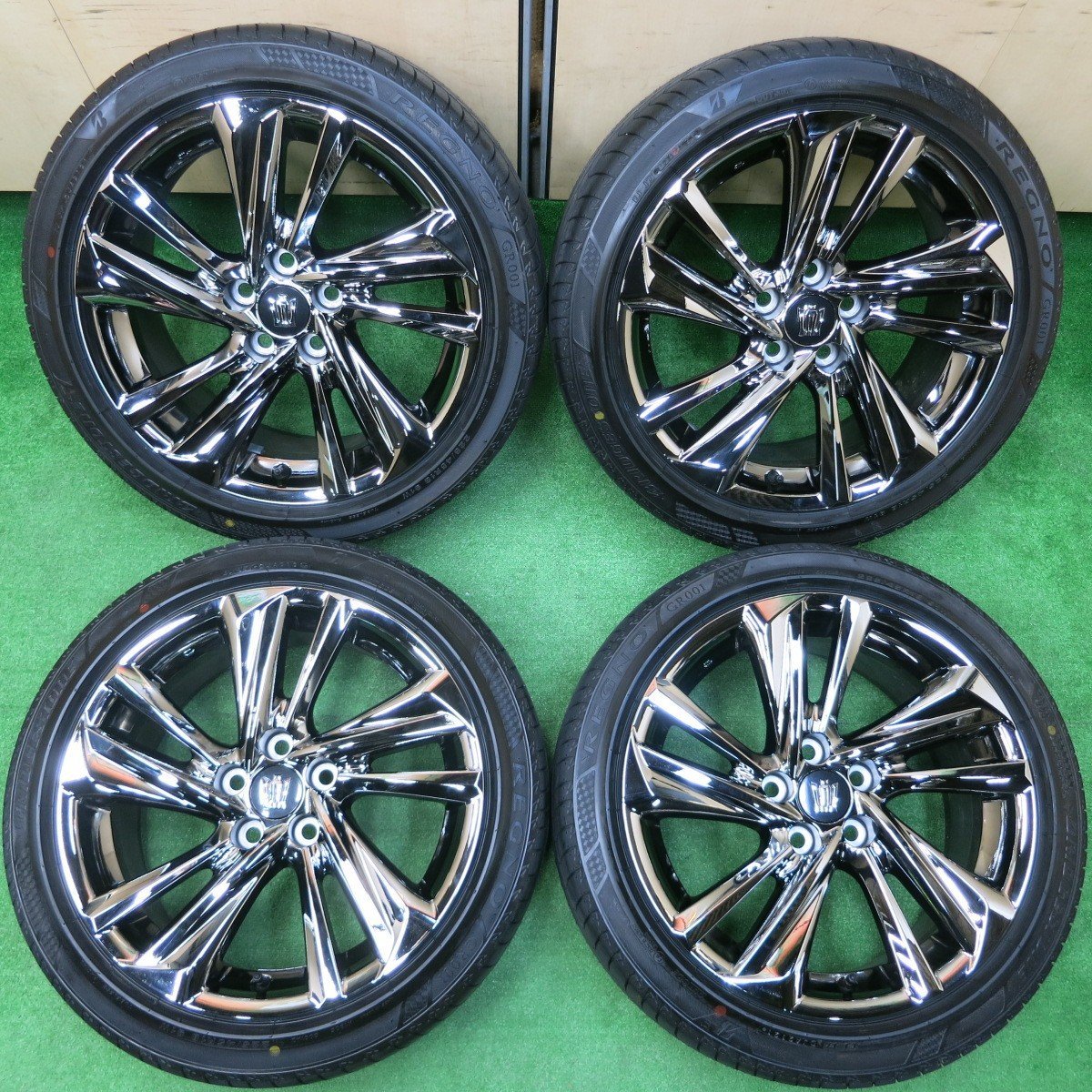  新車外し トヨタ 220 クラウン RS アドバンス 純正 225/45R18 ブリヂストン GR001 PCD114.3/5H 3112507イノ(ラジアルタイヤ)｜売買されたオークション情報、yahooの商品情報をアーカイブ公開 - オークファ 5穴