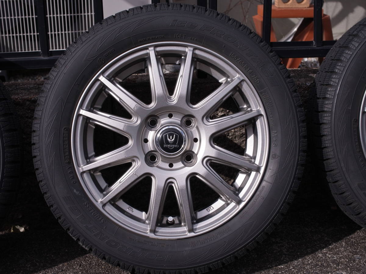 ☆ナット付き☆155／65R14トーヨーTOYOスタッドレスタイヤ