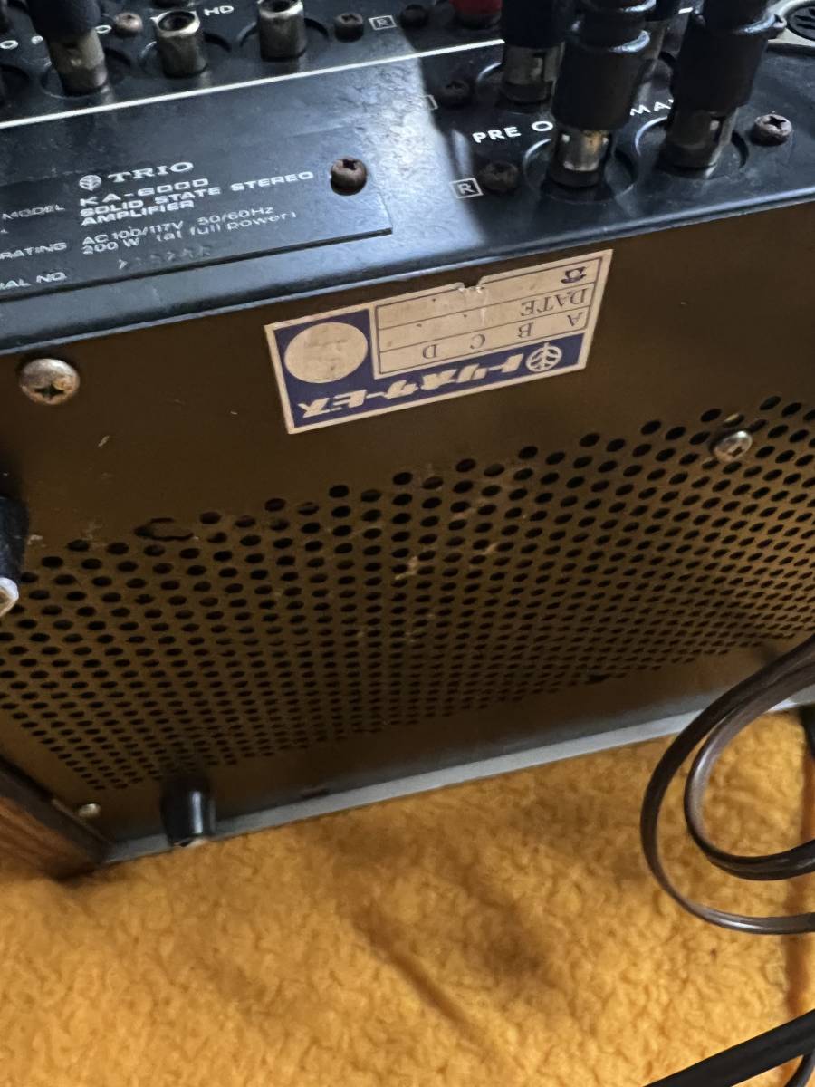TRIOのプリメインアンプ KA-6000 - TRIO KA-6000の内部を覗く : 自作の