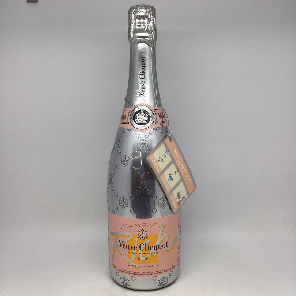 未開栓Veuve Clicquot 未開栓 ヴーヴクリコ ロゼ リッチ 750ml 12％ 4W