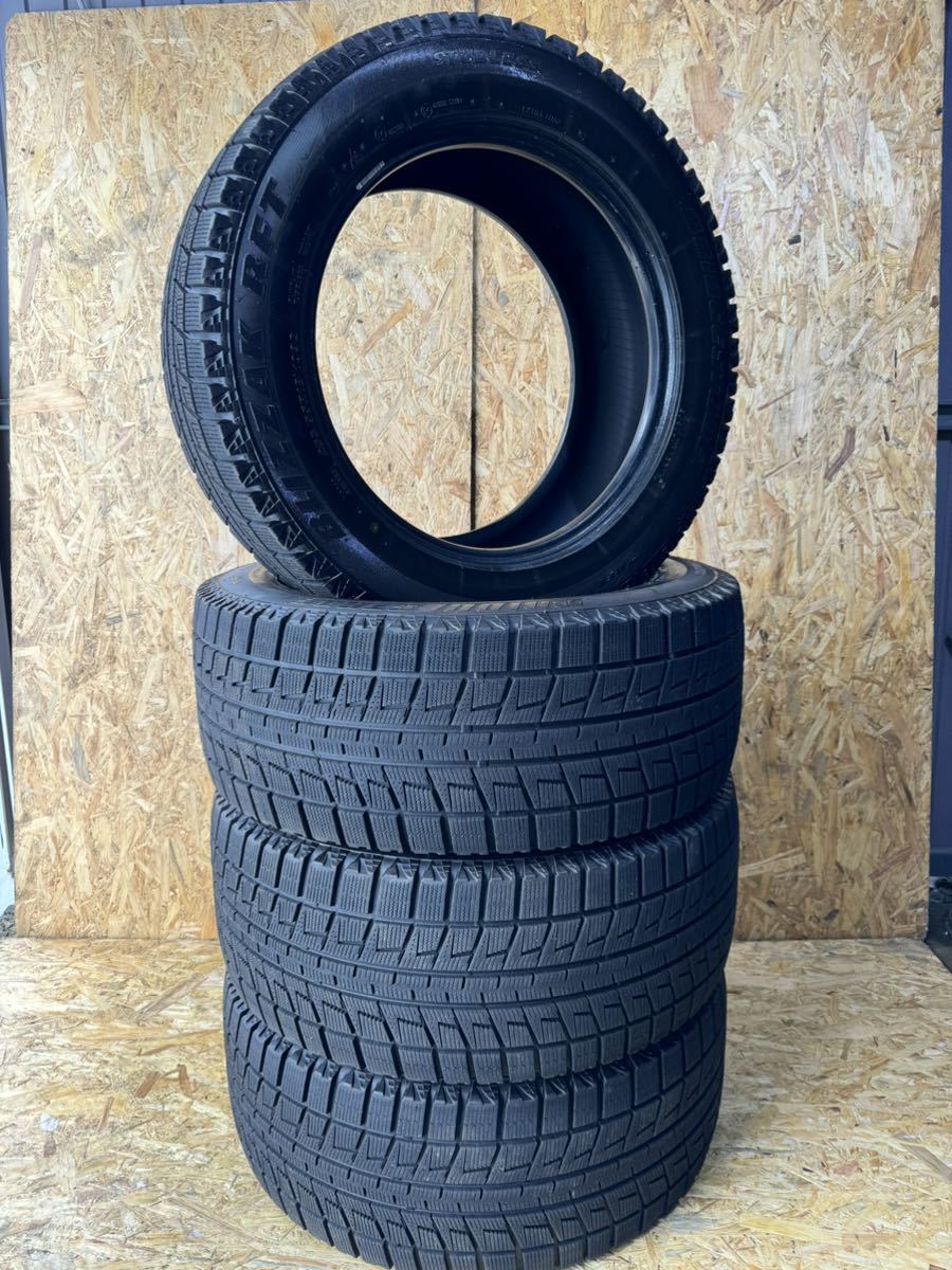 バリ溝 ブリジストン　255/55R18 ブリザック RFT ランフラット 16年製　スタッドレス　4本セット No.110