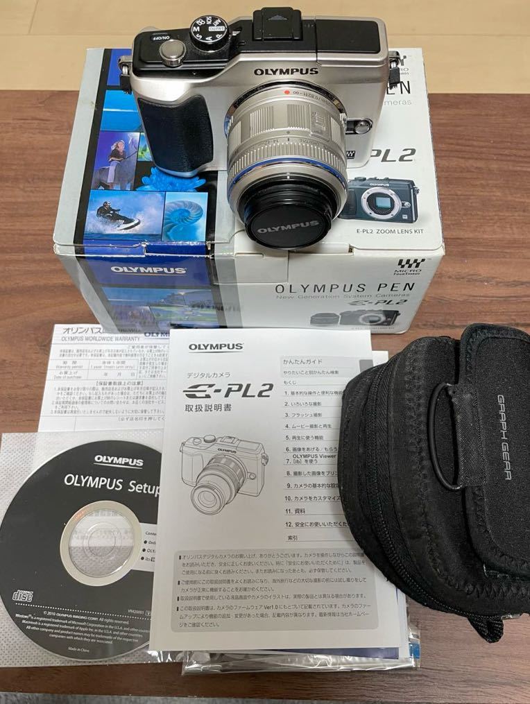 OLYMPUS デジタル一眼レフ カメラ PEN E-PL2 レンズキット オリンパス