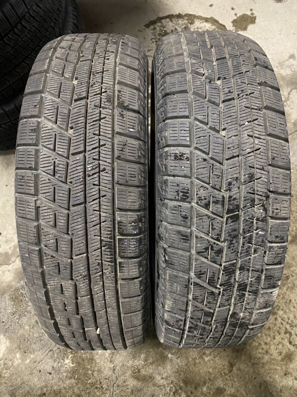 ★送料無料★ 195/65R15 2020年製 9分山 ヨコハマ iceGUARD iG60 2本/中古スタッドレスタイヤ(冬タイヤ) N6634_F