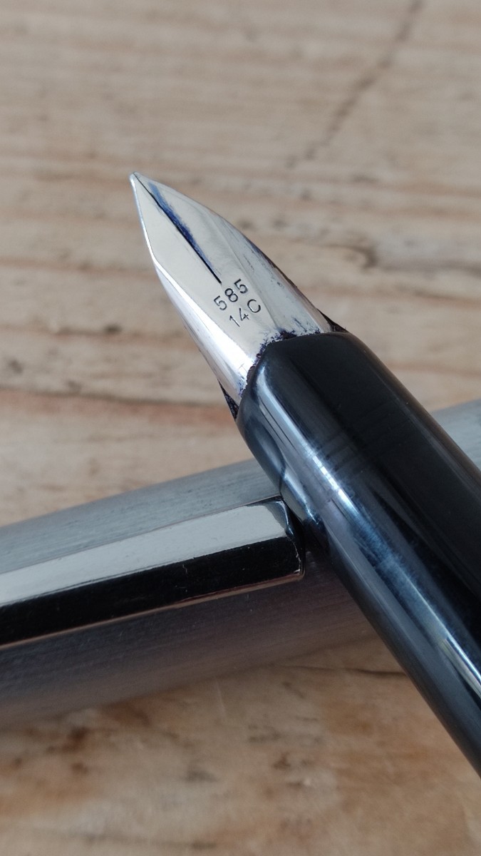 PELIKAN 28 SILVXA 万年筆 ペン先 585 14C ペリカン GERMANY 万年筆