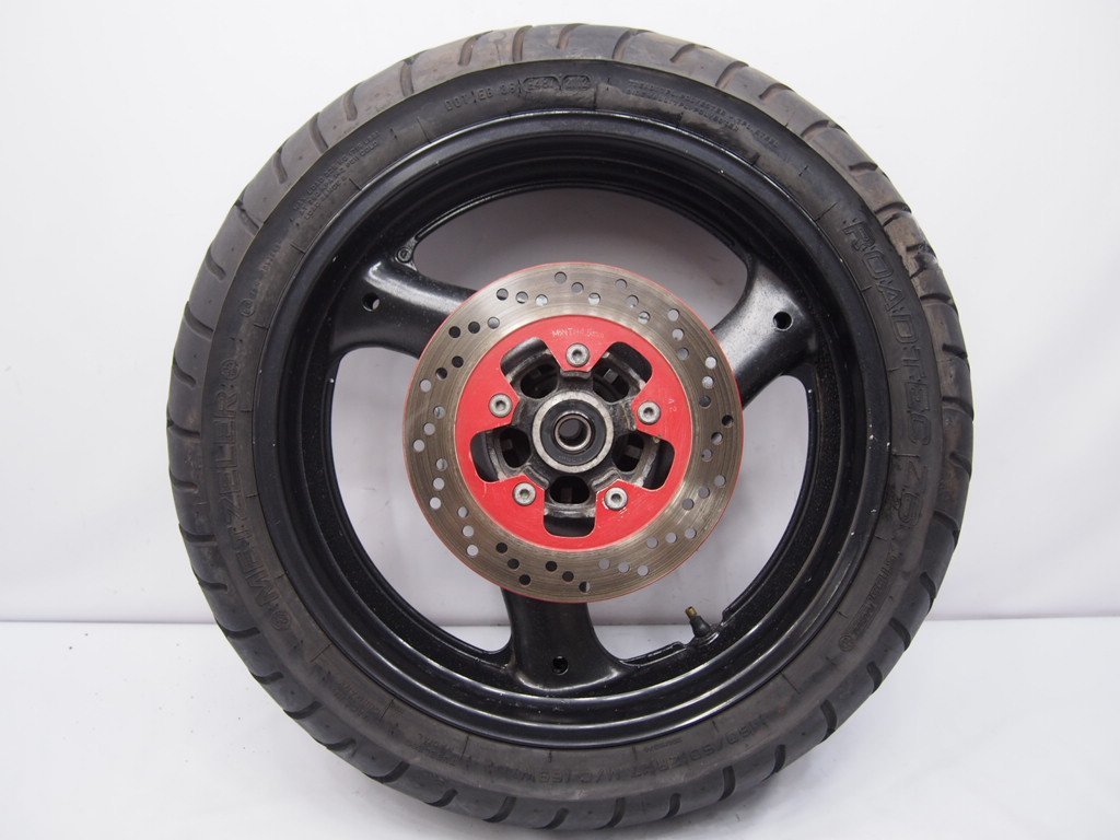 RF400RV純正リアホイール4.50×17Jディスク.スプロケ付きGK78A振れなし