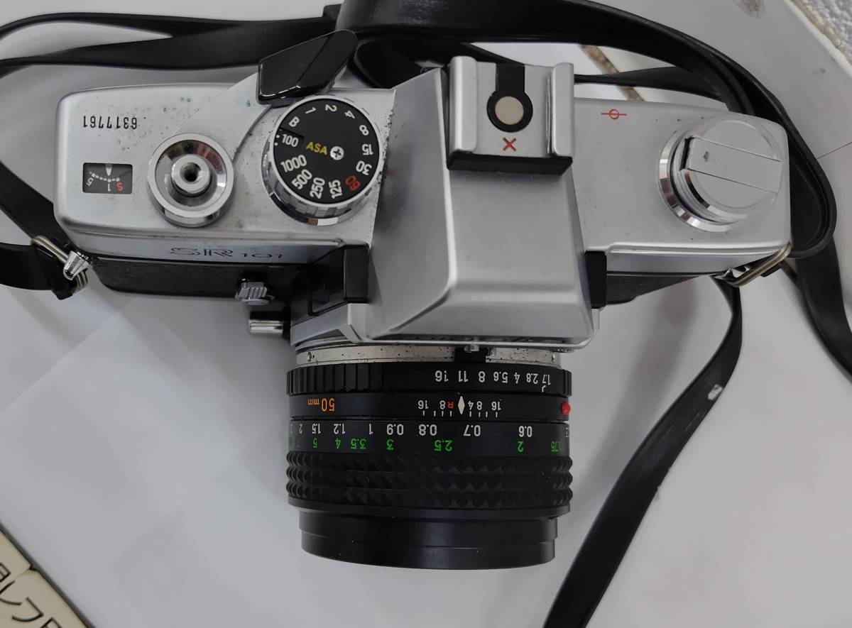 5161 MINOLTA ミノルタ SR101 ROKKOR-PF 1:1.7 f=50mm シャッター〇