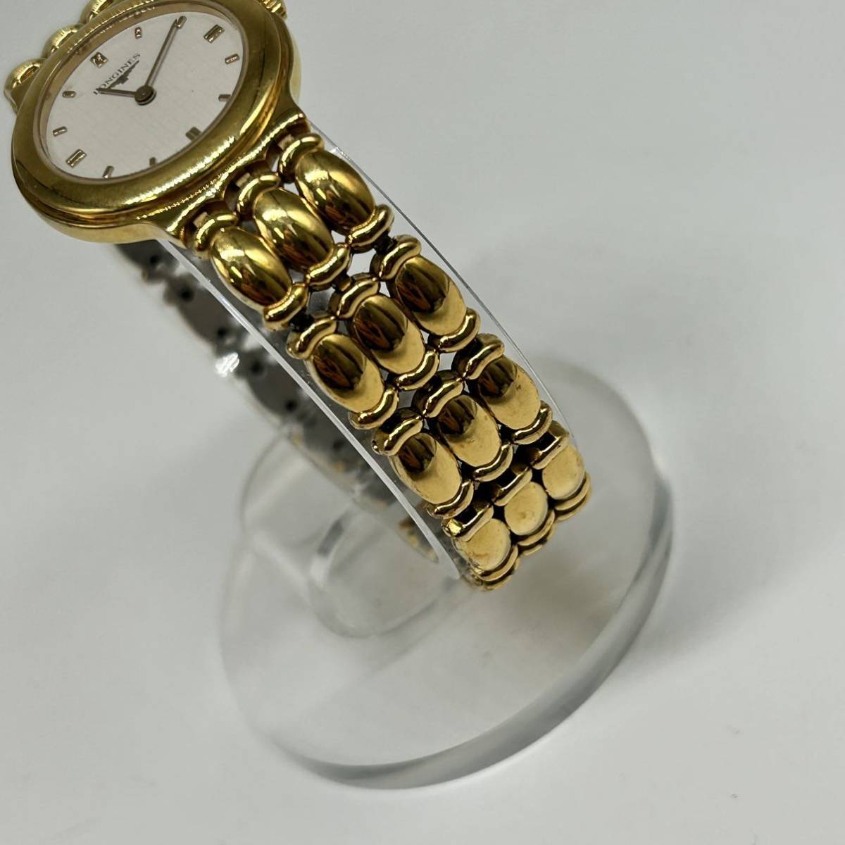 ☆美品☆LONGINES ロンジン 7284 腕時計 ゴールド 白文字盤 メンズ