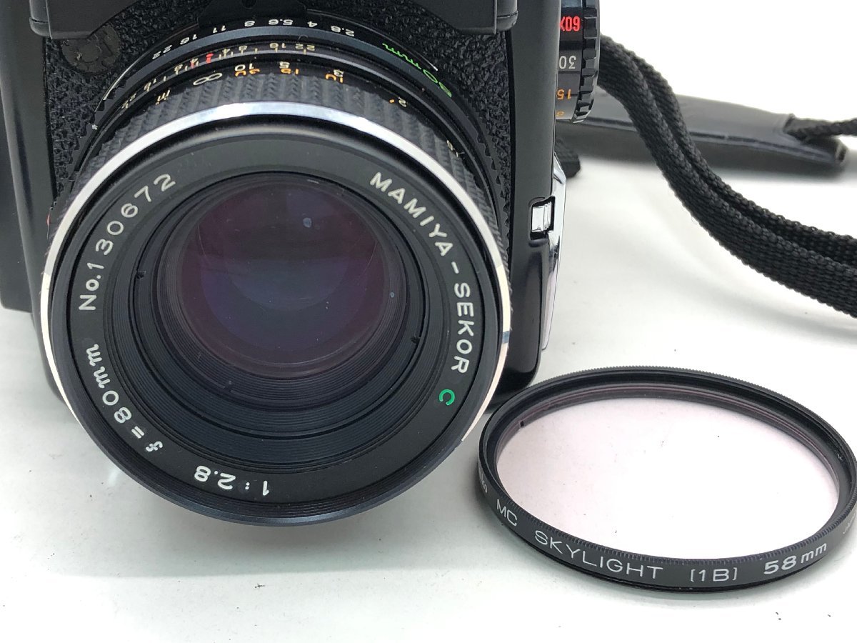 Mamiya 645/MAMIYA-SEKOR C 1:2.8 f=80mm 中判カメラ ジャンク 中古
