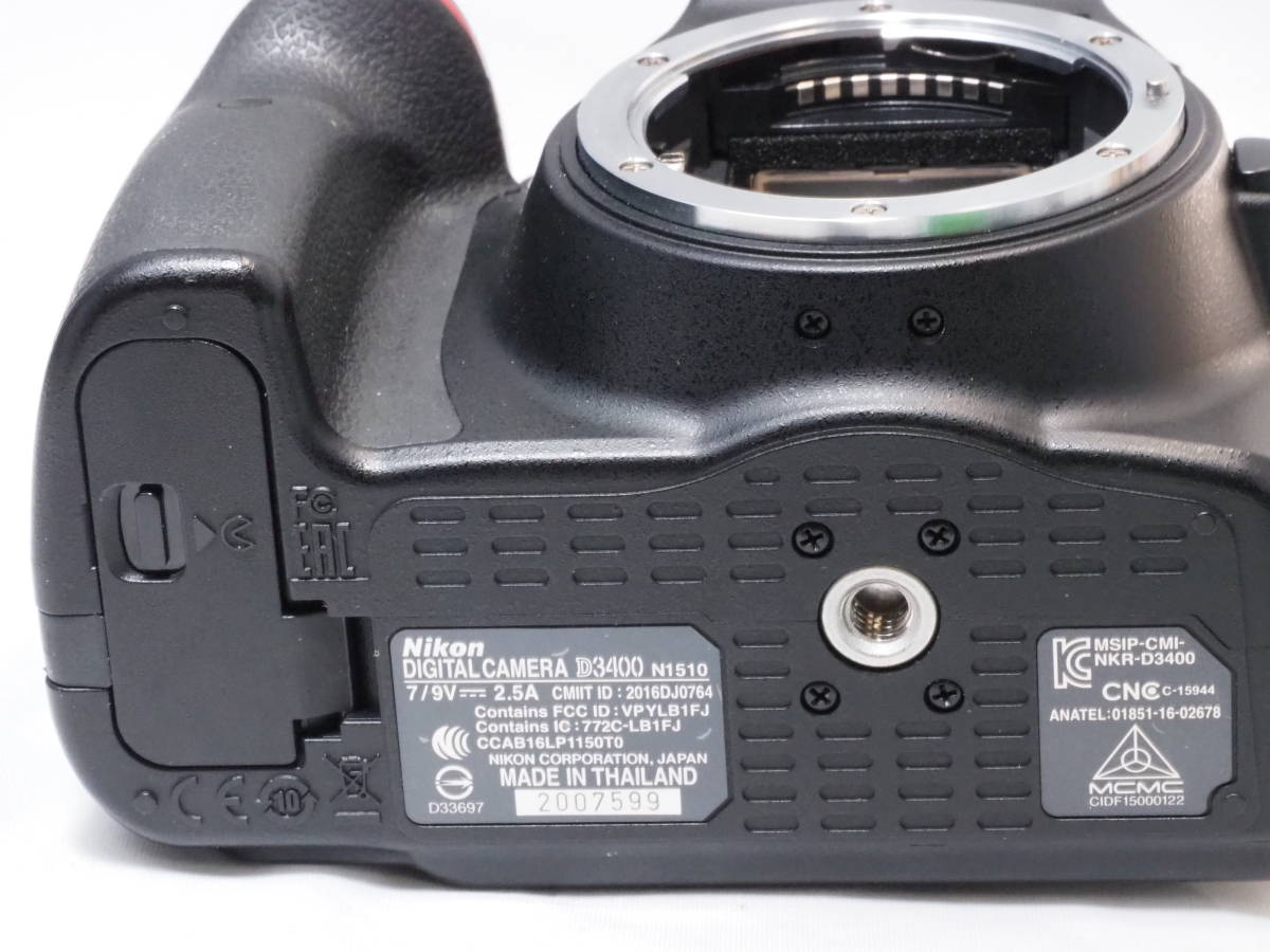Nikon デジタル一眼レフカメラ D3400ボディ - Nikon ニコン デジタル