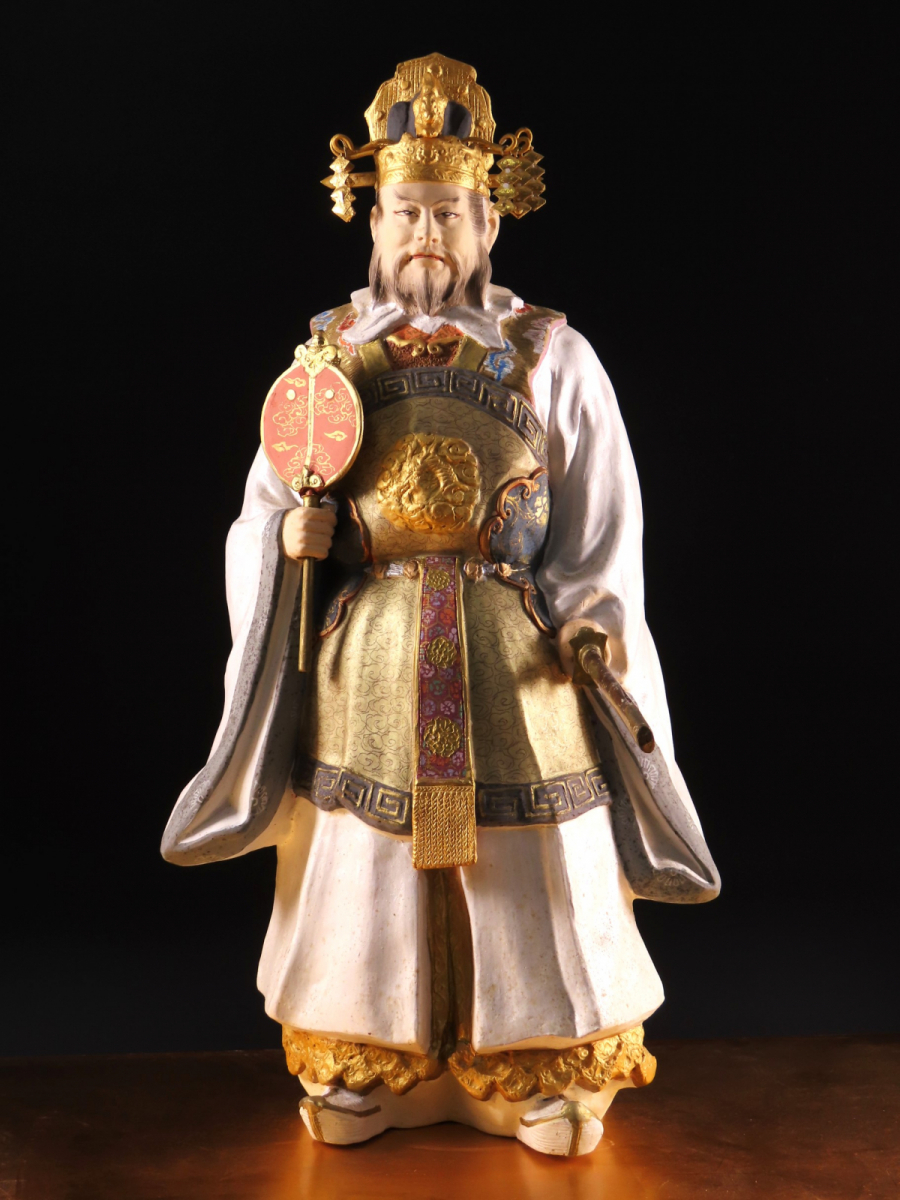 ◇大きなアイヌ人形2体 / 在銘◇北方工芸工房 木箱入り 北海道民芸