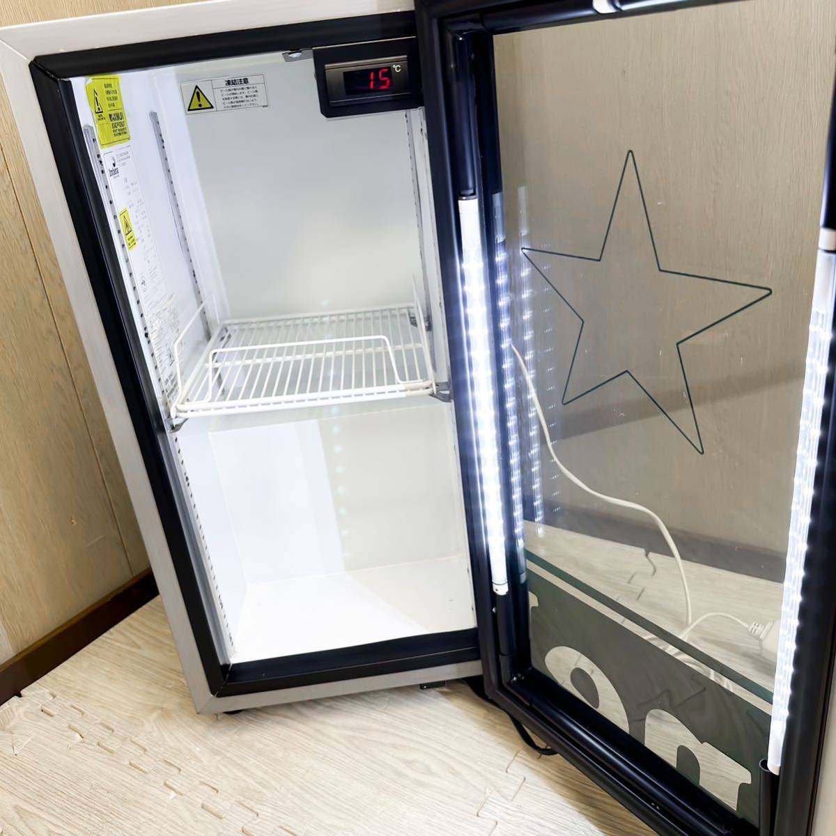 【 ハイネケン エクストラコールド 冷蔵ショーケース 】美品 CCV24 非売品 ◯【売り切り】希少 ハイネケン エクストラコールド 冷蔵庫 ビール