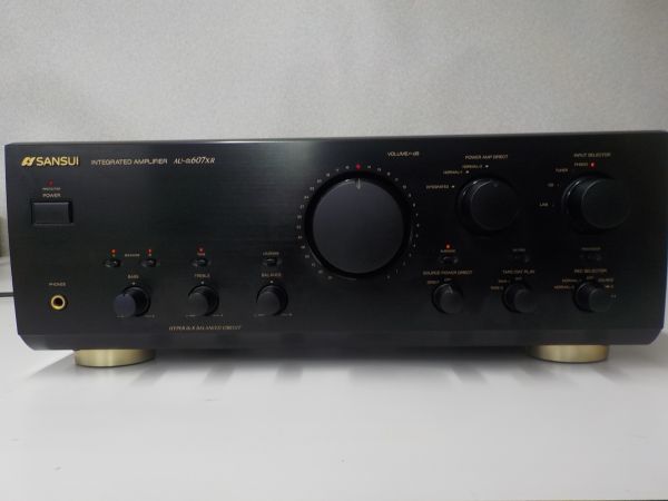 s*e様 SANSUI AU-α607XRアンプ ☆SANSUI サンスイプリメインアンプ AU-α607XR☆ オーディオ機器☆通電