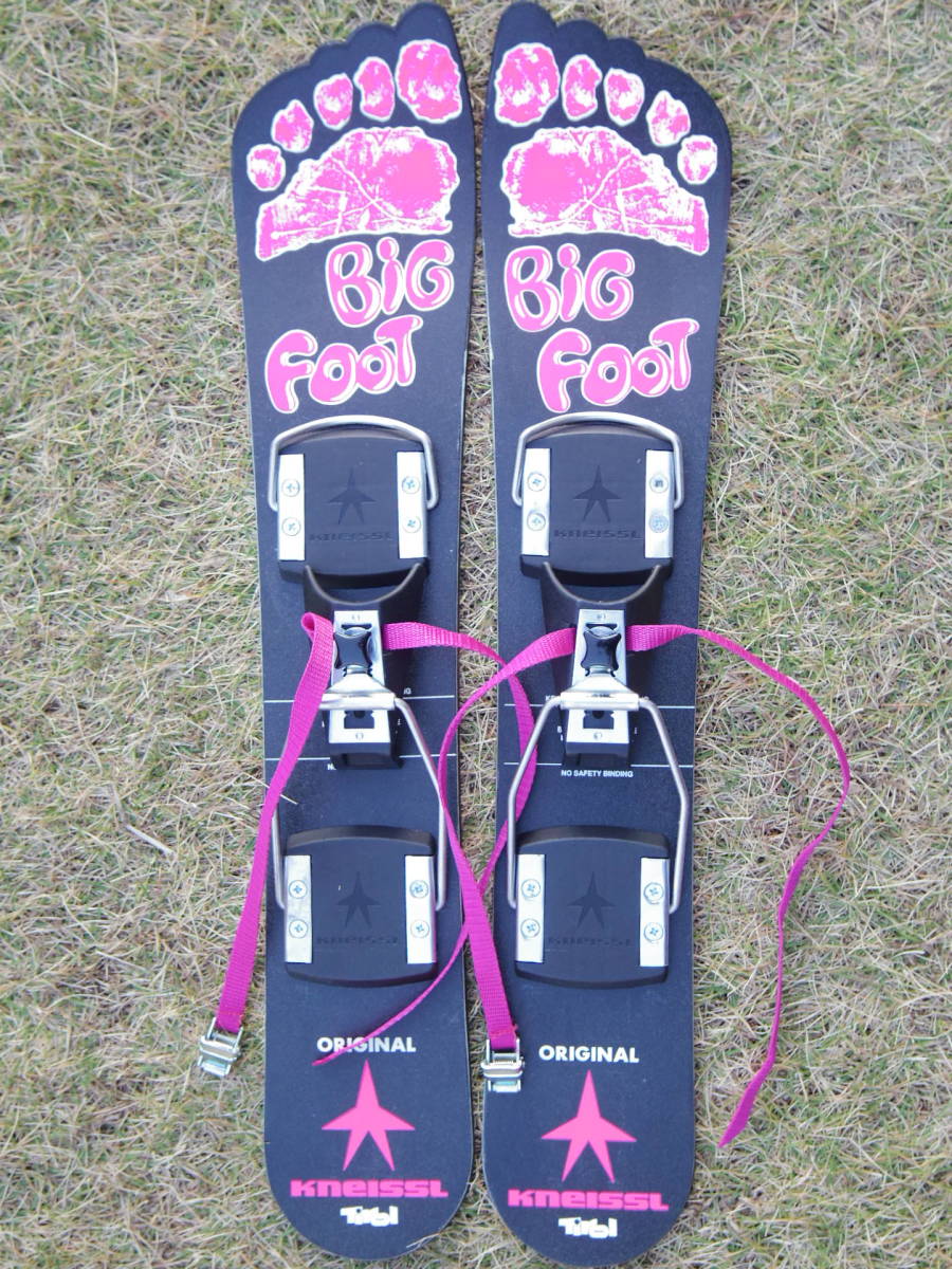 ミニスキークナイスル BiG FooT ショートスキー ピンクビッグフット