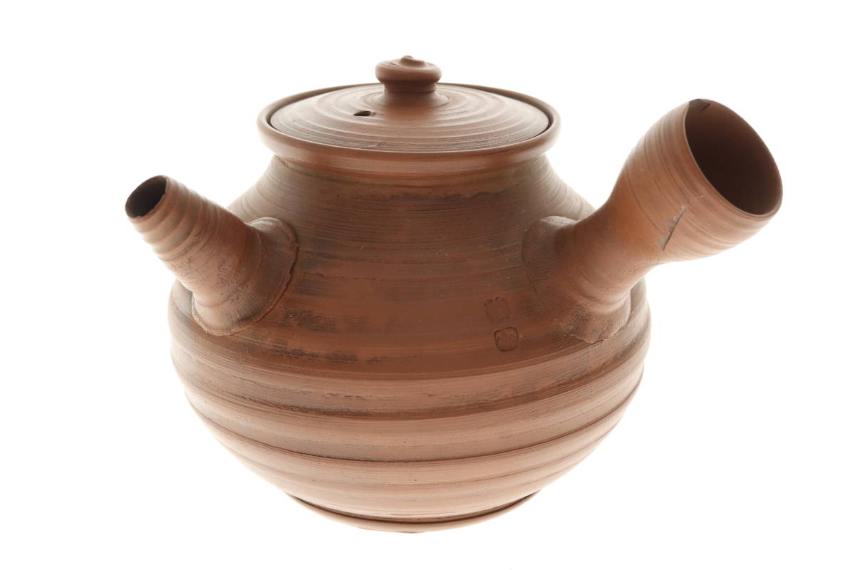 VMPD5-114-41 山田常山 常山 急須 茶注 茶道具 煎茶道具 常滑焼 常滑 朱泥 陶器 磁器 高さ約7.5cm 口径約4.5cm 箱付き 中古 四代山田常山 売却済）二代山田常山 作家もの
