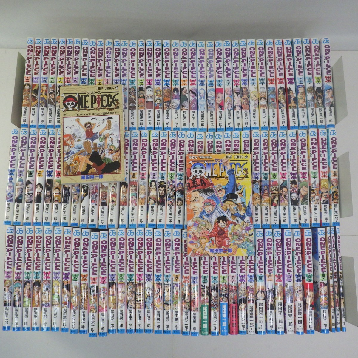 ONE PIECE ワンピース 1〜107巻全巻セット +関連本4冊 ワンピース 1-