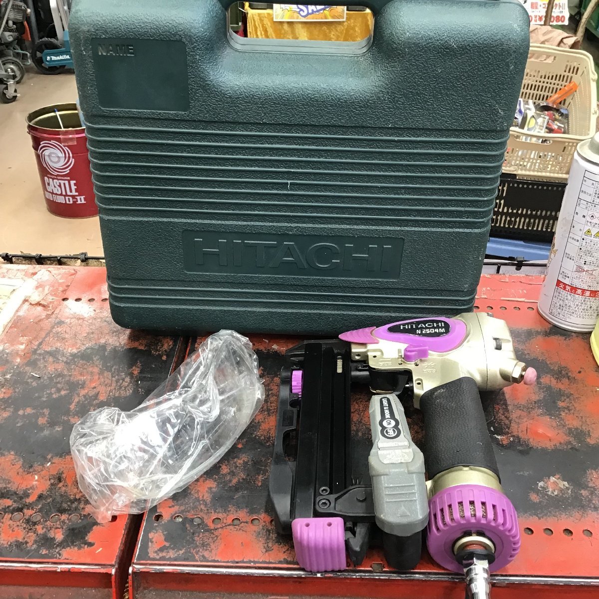 中古品 / 動作品】☆ハイコーキ(HIKOKI ※旧:日立工機) 常圧エアタッカ 