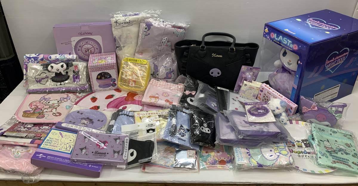 69-y11830-170s サンリオ クロミ など グッズ大量まとめセット ぬいぐるみ バッグ