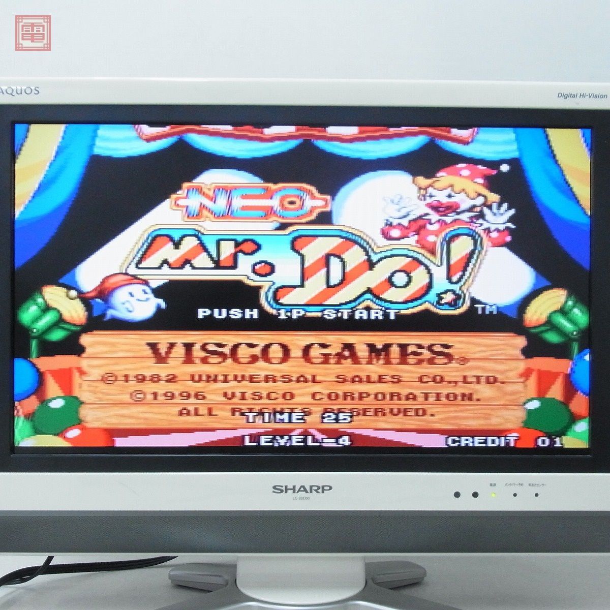 本物保証，SALE 1円〜 ※ROMのみ VISCO/ビスコ ミスター・ドゥ! NEO Mr.Do! SNK MVS ネオジオ NEOGEO ネオミスター・ドゥ! 動作確認済【10