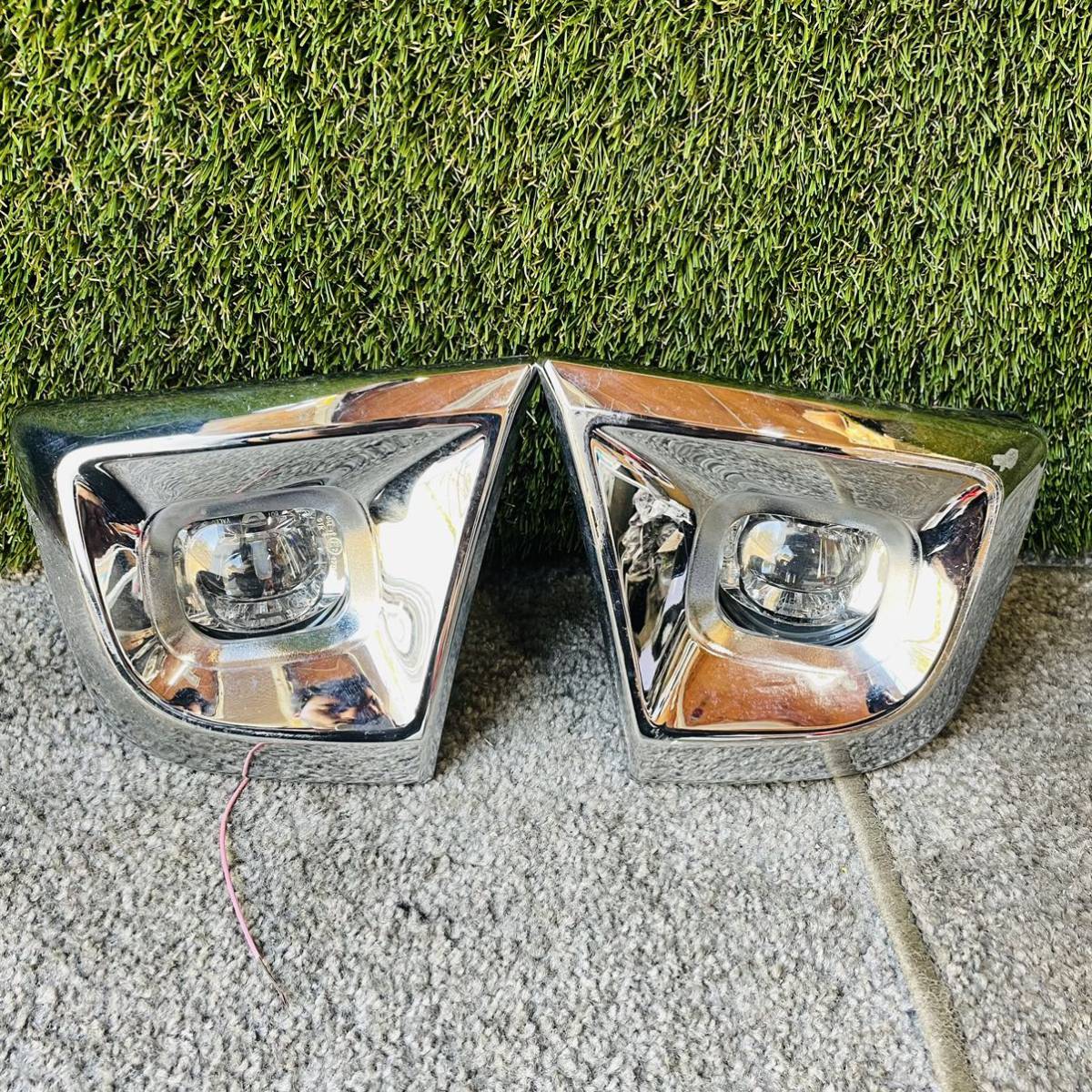 ハイゼット　【《S500P S510P》】右左セット　フォグランプ　フォグカバー