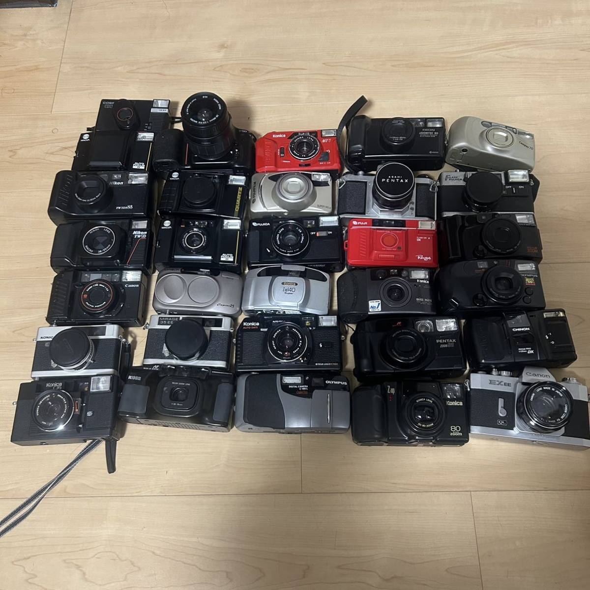 ☆【ジャンク品】ジャンクカメラ 18台 まとめ/コニカ・キャノン