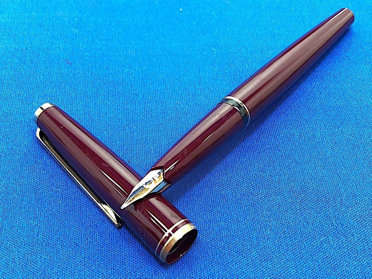 12/098 【ジャンク品】MONT BLANC 万年筆 14K 585 刻印あり ワイン